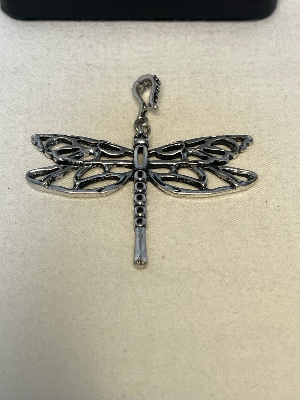 Lucky Brand Turquoise Bead Layered Necklace with Silver Dragonfly Pendant - Picture 4 of 8
